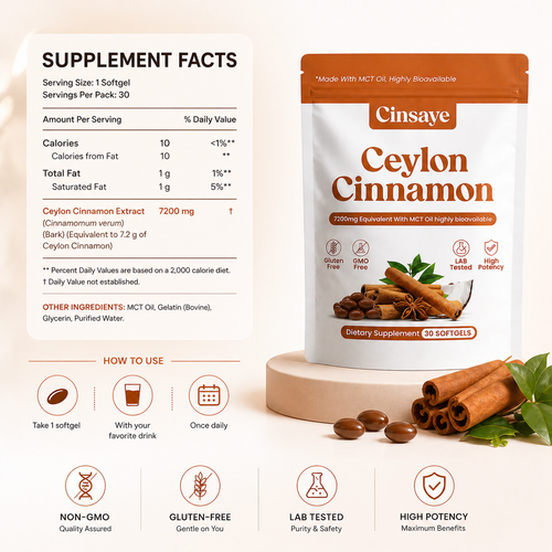 Cinsaye 12 in 1 Ceylon Cinnamon